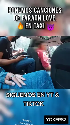 BROMA Ponemos canciones de FARAÓN LOVE SHADY en TAXI #fyp #bromas 