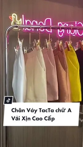Chân Váy TacTa chữ A Vải Xịn Cao Cấp #chanvay #chanvayxinh #phoidonu #nhaytungbungvuibungno 
