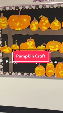 Another one of my co-workers awesome pumpkin crafts! #halloween #pumpkins #jackolantern #preschoolcraft  #makelearningfun #preschoolactivities #preschoolteacher #preschool #kindergarten #kinder #kindergartenteacher #homeschool #homeschoolmom #homeschoolactivities #preschoolhomeschool #MomsofTikTok #teachersoftiktok #momtok #teach #teacherentrepreneurs #teacherhack