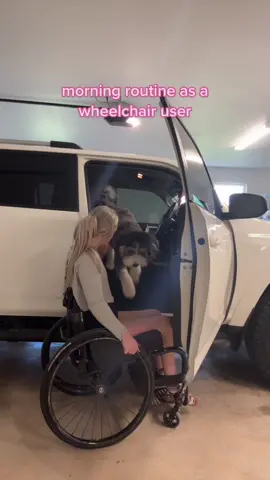 saturday morning routine featuring Obi & Ace🐶 #wheelchair #wheelchairlife #fyp