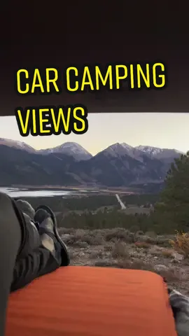 Colorado dreams ❤️ #travel #carcamping #camping #colorado #mountain #twinlakes 