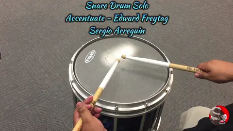 Snare Drum SoloAccentuate - Edward Freytag #parati  #fyp  #drumline  #drums  #marchingband  #snaredrum #7arkkangel_cofrade
