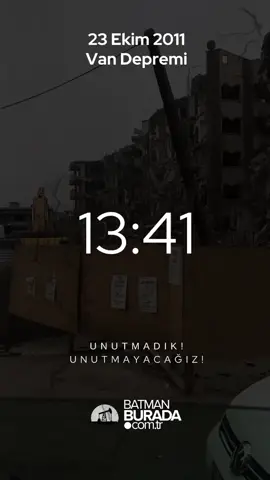 11 Yıl Olmuş 😢 Unutmadık Unutmayacağız #vandepremi #23ekimvandepremi #van #wan #deprem 