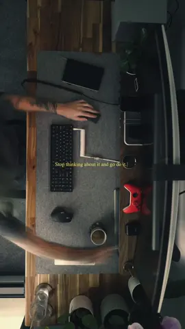 Stop thinking about it and go do it. • // #neutralstyle #darkaesthetic #cinematic #cinematicvideo #cinema #cinematiclook #motivation #SelfImprovement