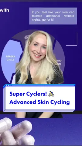 #greenscreen Skin cycling is a flexible framework.  You can level up or down!  Here’s a video on #advancedskincycling for you overachievers 🤣 #thatboweglow #skincycling #dermatologist 