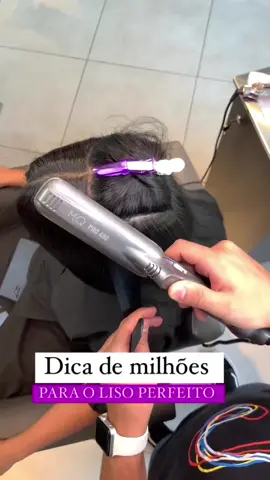 Dicas de milhões para o liso perfeito 🥰🥰  . . . #hair #beleza #alisamento 