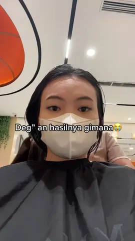 Cat rambut ditentuin tiktok 😂😭 #vlogerika 
