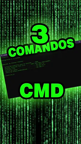 Hoy os traigo 3 comandos para #cmd 1.como hacer Ping 2.averiguar ip de una página web 3. Averiguar nuestra #ip 👌