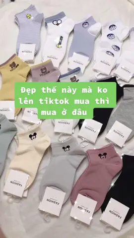 Set 10 đôi tất nữ ngắn cổ các loại #tiktokshop #tiktok #phukientat #tatcongan 