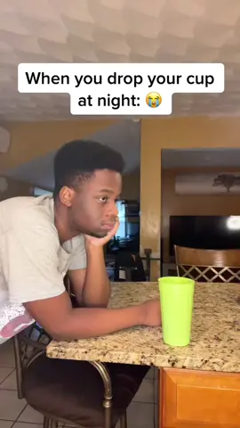My cup be doing cartwheels and it be so loud for no reason 😂💀