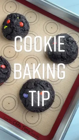 Cookie baking tip! Give your cookies an extra pop of color! #mandm #mandms #mandmscandy #cookie #cookies #cookietips #cookietip #bakingtip #bakingtrick #bakinghack #baking101 