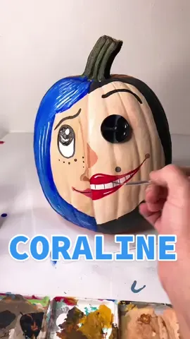 Replying to @boxxy_friends Pumpkin Painting CORALINE  💙 with the other mother! #pumpkinpainting #coraline #coralinejones #theothermother #coralinesmom #coralinepimpkin #tiktokhalloween #spooktober #buttoneyes #pumpkinpaintingideas #howtopaint #howtopaintpumpkins #howtopaintpumpkin #pumpkinpaintingtutorial #Halloween2022 #coralinepainting #coralineart #pumpkinseries #requestedart #requestedpainting #themepumpkin #pumpkinidea #pumpkinideas #tiffanytutorials #tiktokcreators #tiktokpumpkin 
