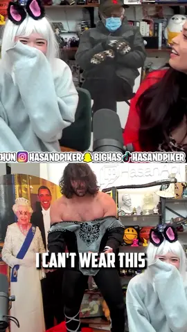 Valkyrae Can’t Fix Hasas Costume DISASTER #hasan #valkyrae #rae #costume