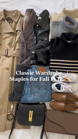 Classic wardrobe staples to help build your fall closet. 🤎🍂 #classicstyle #fallfashion #outfitinspo #styleinspo #autumnfashion #capsulewardrobe #fyp 