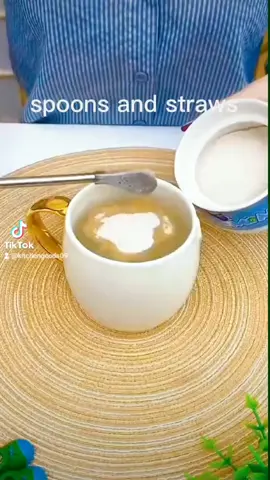 Very convenient and good thing ,spoon and straw 2 in 1. #spoon #straw 