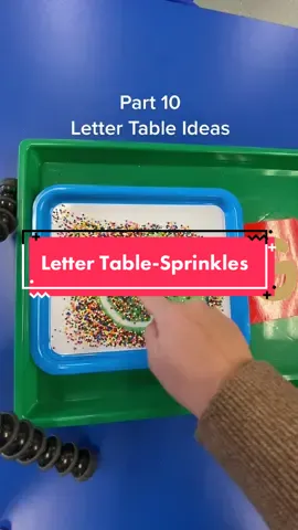 Write in sprinkles! Just make sure they don’t eat them 😄. #writing #letters #letteroftheweek  #makelearningfun #preschoolactivities #preschoolteacher #preschool #kindergarten #kinder #kindergarten #teacher #homeschool #homeschoolmom #homeschoolactivities #preschoolhomeschool #MomsofTikTok #teachersoftiktok #momtok #teach #teacherentrepreneurs #teacherhack