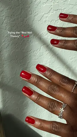 I heard red nails are out here changing lives for women, let’s see what it’s about❣️❤️#rednailtheory #rednailinspo #blackgirlluxury #blackgirlsoftiktok 