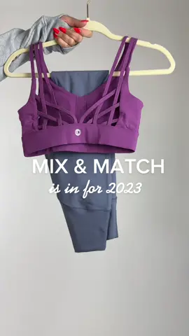 Do you agree? What combo is your fave?   #mixmatch #style #2023trends #workoutclothes #Fitness #sportygirl #sportsbra #leggings 