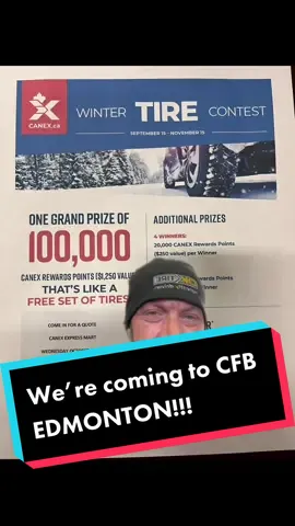 We are coming to CFB Edmonton TOMORROW!! October 26 11-1 pm. Come say hi and get some deals!! #oktirestalbert #cfbedmonton #canex #tiresandrims #contest #comesayhi  