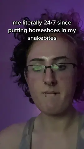 pls i catch myself doing it in public and get so embarrassed 😭 #snakebites #piercings 