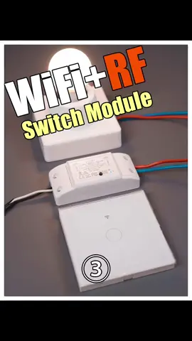 RF remote controlled switch module for smart home lighting#smartswitch #lightswitch #lightcontroller #tiktokmademebuyit #gadget #goodthing #moes #homedecor #homeimprovement #fyp #smarthome #homeautomation #remotecontrol 