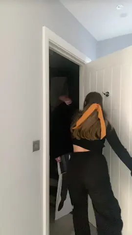 Pretending to hide a girl in the bathroom #fyp #foryou #couple #prank 
