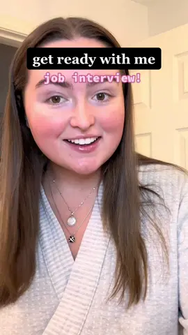job interview!! #grwm #getreadywithme #jobinterview #newjob #Lifestyle #CapCut #fyp #girl #makeup #mentalhealthmatters #anxiety #socialanxiety 