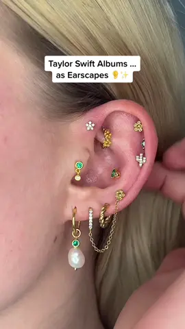 Which TSwift album of your fav? 😍👂✨ #earscape #taylorswift #earspo #earstyling #earpiercing 