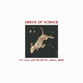 :( #tw #space #laika #felicette #spacecat #spacedog #Science #dog #sad #espacio #laikadoginspace #trend 