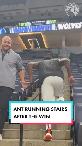 the work never stops… even after dropping 34 in the win. #NBA #minnesota #timberwolves #sportstiktok 