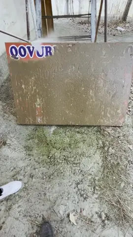 The karcher removes dirt completely from the street banner. #satisfying #cleaning #oddlysatisfying 