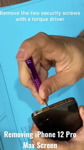 Opening iPhone 12 Pro Max Sreen