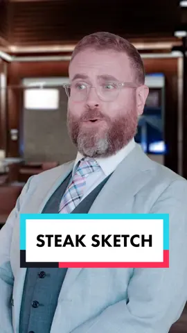 the steak sketch 🥩 #sketchcomedy #funny #steaktok #steakhouse #mediumrare 
