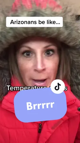 I may be from MI but I cannot handle the cold. #fyp #trending #arizonaheat #idonlikethecold 