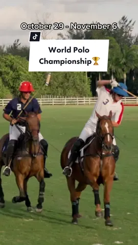 Finally! The United States will host the XII FIP Polo Championship on American soil for the second time after a 24-year hiatus 🐴 Experience the thrilling polo action as the best players from across the globe compete at the National Polo Center Oct. 29-Nov. 6 for the title 🏆  Secure your front row seat for just $20 and take part in a weekend of historic competition! #ThePalmBeaches #NationalPoloCenter #uspoloassn #uspoloassociation #equestrian #polo #poloplayer #sports #wellingtonfl #southflorida @VISIT FLORIDA 