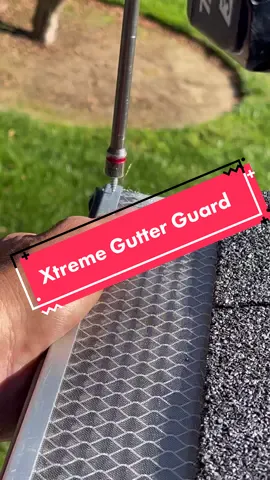 🍃 Gutter Guard Decreases Maintenance. #xtremegutterguarf #leafsolution #mymalcotools #gutter #gutterinstallation 