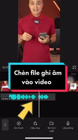 Cách chèn file ghi âm vào video #LearnOnTikTok #vitamedia #nguyenanhtung #mcnvn #hoclamvideo 