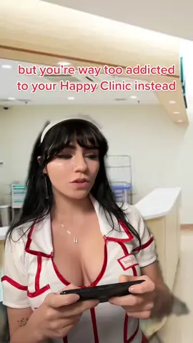 I have my priorities straight obviously! @Happy Clinic link in BIO! #happyclinicgame #free #mobilegame #ad  