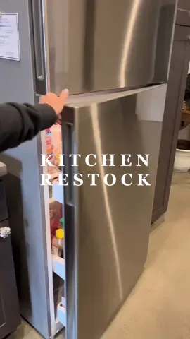 restock my kitchen with me🫶🏼 #kitchenrestock #CleanTok #fridgerestock #dayinthelife #trending #cleangirl #motivation #pantryrestock #StemDrop001 
