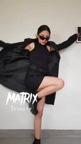 Trinity 🕶 #halloweencos#matrix#modatik#cusco#GRWM #OOTD 