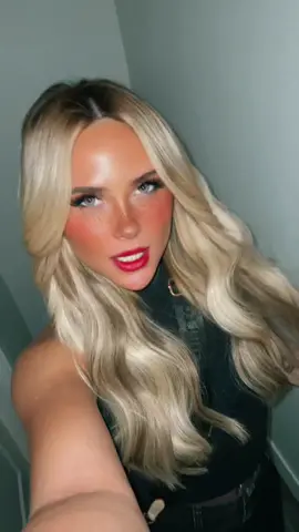 I never wear red lipstick what do y’all think 