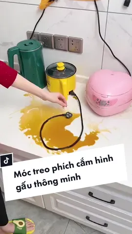Móc treo phích cắm hình gấu thông minh - #hottrend #giadungthongminh #thinhhanh #review 
