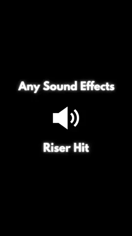 Sound Effect - Riser Hit #soundeffect #sound #sounds #anysoundeffects #soundeffects #soundviral #soundtrack #effect #effects #fy #fyp #fypage #foryou #foryoupage #suspense #riser #hit #dramatic #viral #tiktokviral #calmingsounds #calming #peaceful 