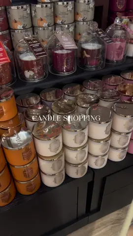 Loving all the fall scented candles! | #bathandbodyworks #fallcandles #candles #bathandbodycandles #fyp #minivlog #haul 