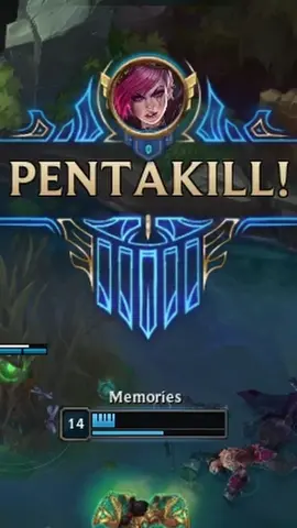 Vi PENTAKILL. #lol #Vi #lolVi #penta #pentakill #pro #fyp #foryou #league #leagueoflegends #highlight #moba #champ #champion