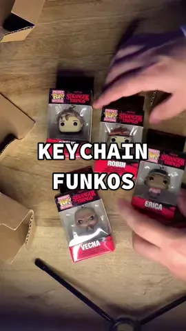 Stranger Things Keychain Funkos #strangerthings  #strangerthings4 #steveharrington #strangerthingsfunkopops #vecna #ericasinclair #screammovie 