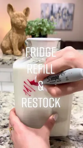 Saturday Fridge Restock and Refill💙 #asmr#asmrsounds#refill#restock#asmrrefill#fridgerestock#organize#satisfying