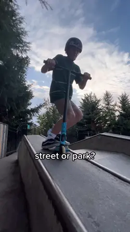 what do you ride? #scootering #scooter #scootertricks #skatepark 