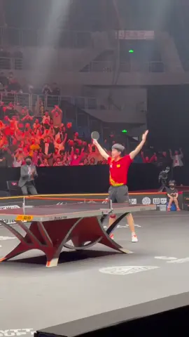 The moment the #WTTXinxiang's Men's Final Champion was decided 🏆   #WTTCupFinals