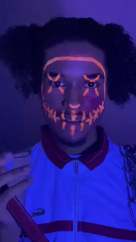 Réponse à @Tom._.eo Tuto Halloween du quartier 🔥⛓ viens sur insta : jardin_d_eden #tuto #purge #halloweenmakeup #makeup #makeuptutorial 